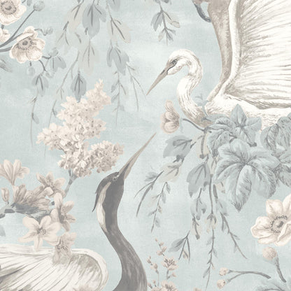 Maurice Duck Egg Blue Velvet Fabric