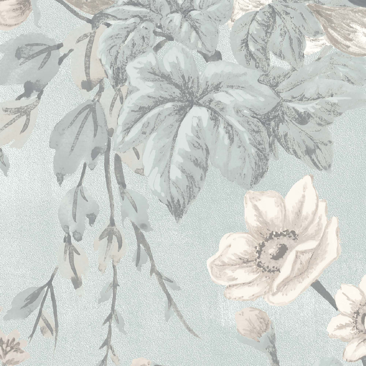 Maurice Duck Egg Blue Linen Fabric