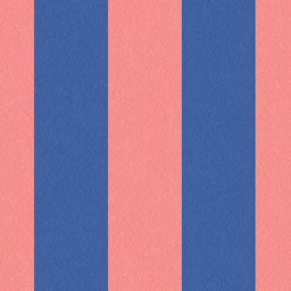 Awning Stripe Electric Blue wallpaper by Woodchip & Magnolia
