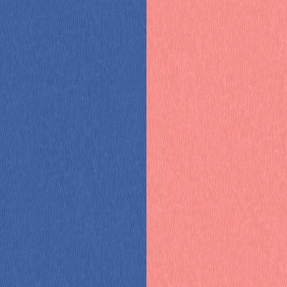 Awning Stripe Electric Blue Linen Fabric