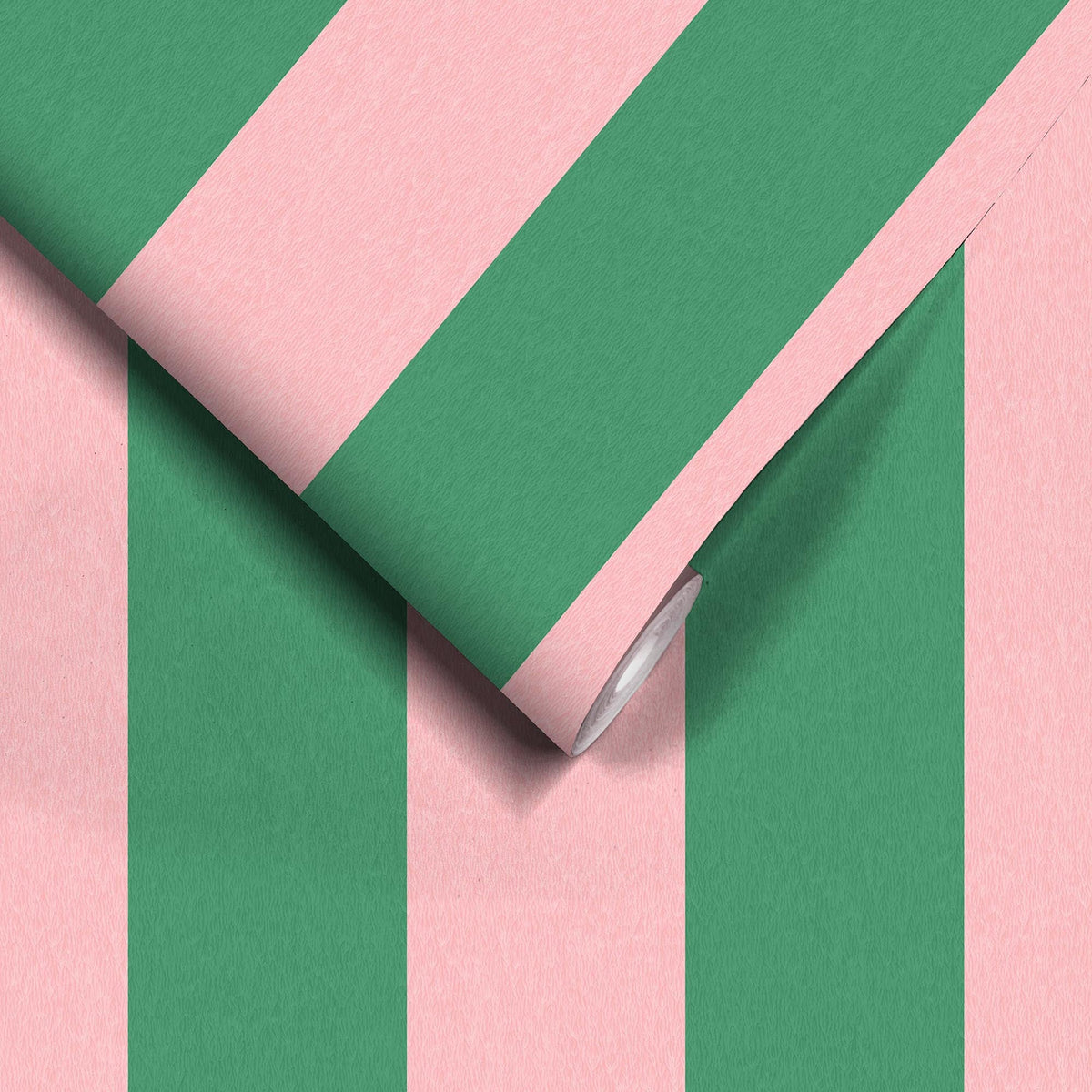 Awning Stripe Watermelon wallpaper by Woodchip & Magnolia