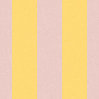 Awning Stripe Lemon Sherbet wallpaper by Woodchip & Magnolia