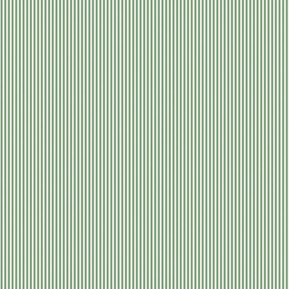 Matchstick Stripe Green/Magnolia Wallpaper