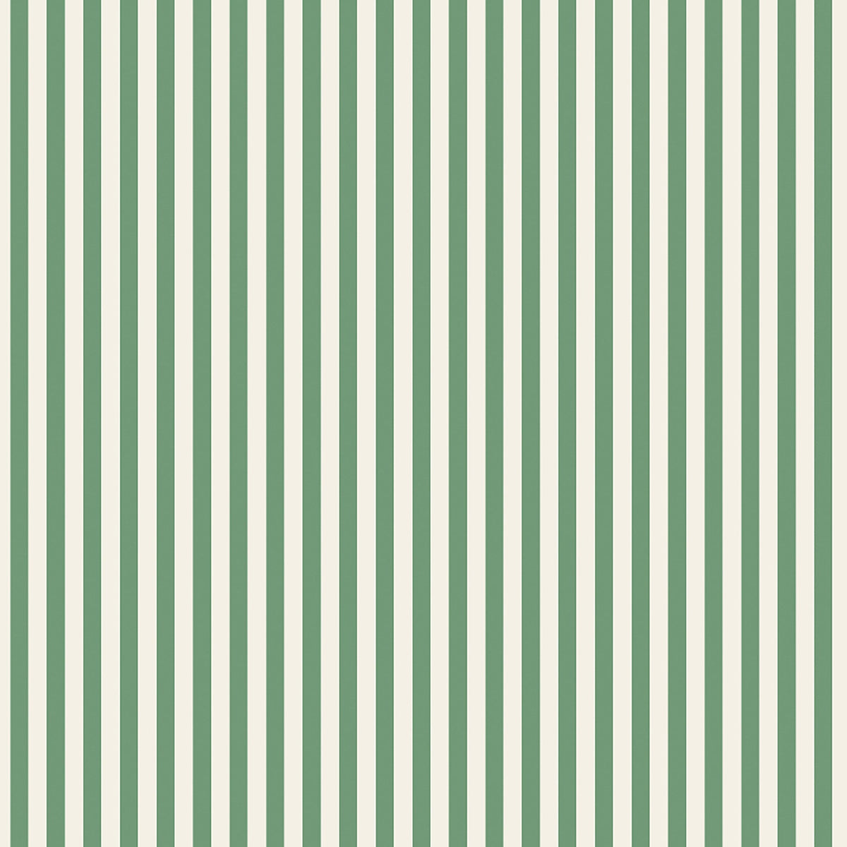Matchstick Stripe Green/Magnolia Wallpaper