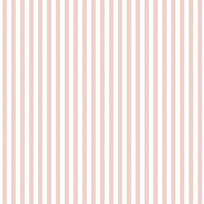 Matchstick Stripe Blush Pink Wallpaper