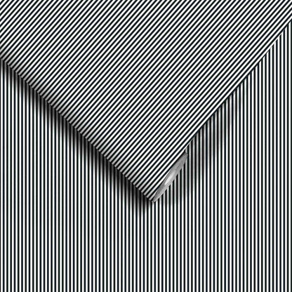 Matchstick Stripe Monochrome Wallpaper