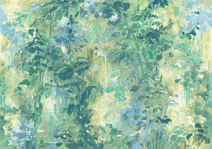 Aquarelle Aqua mural by Woodchip & Magnolia