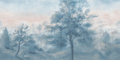 Quarlton Ink Blue mural by Woodchip & Magnolia