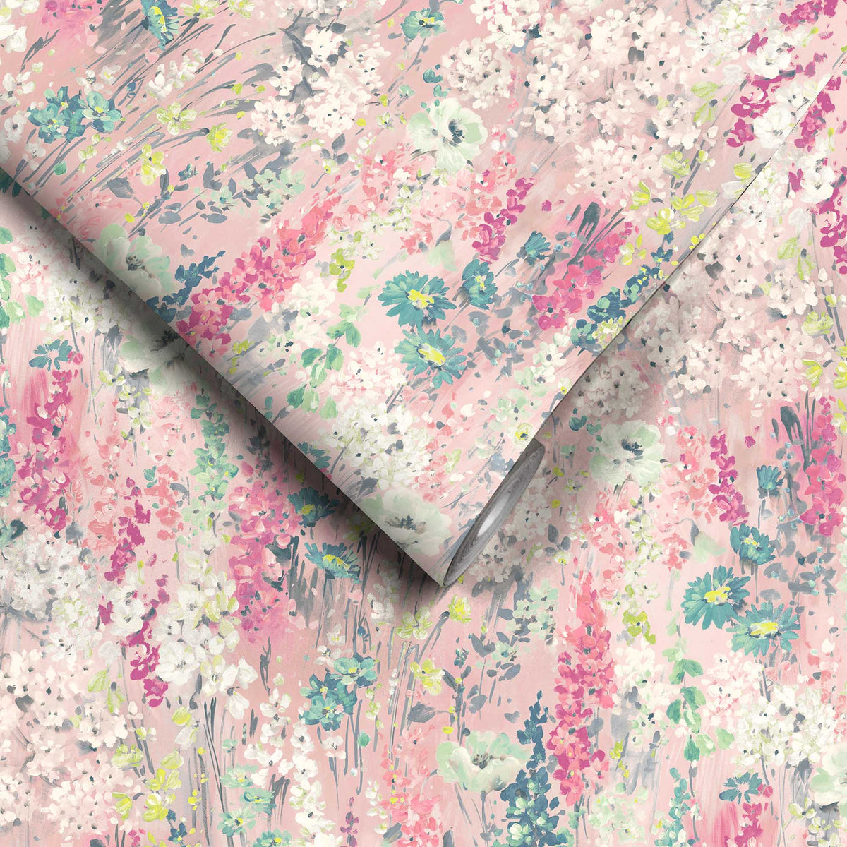 Wilderness Shell Pink wallpaper by Woodchip & Magnolia