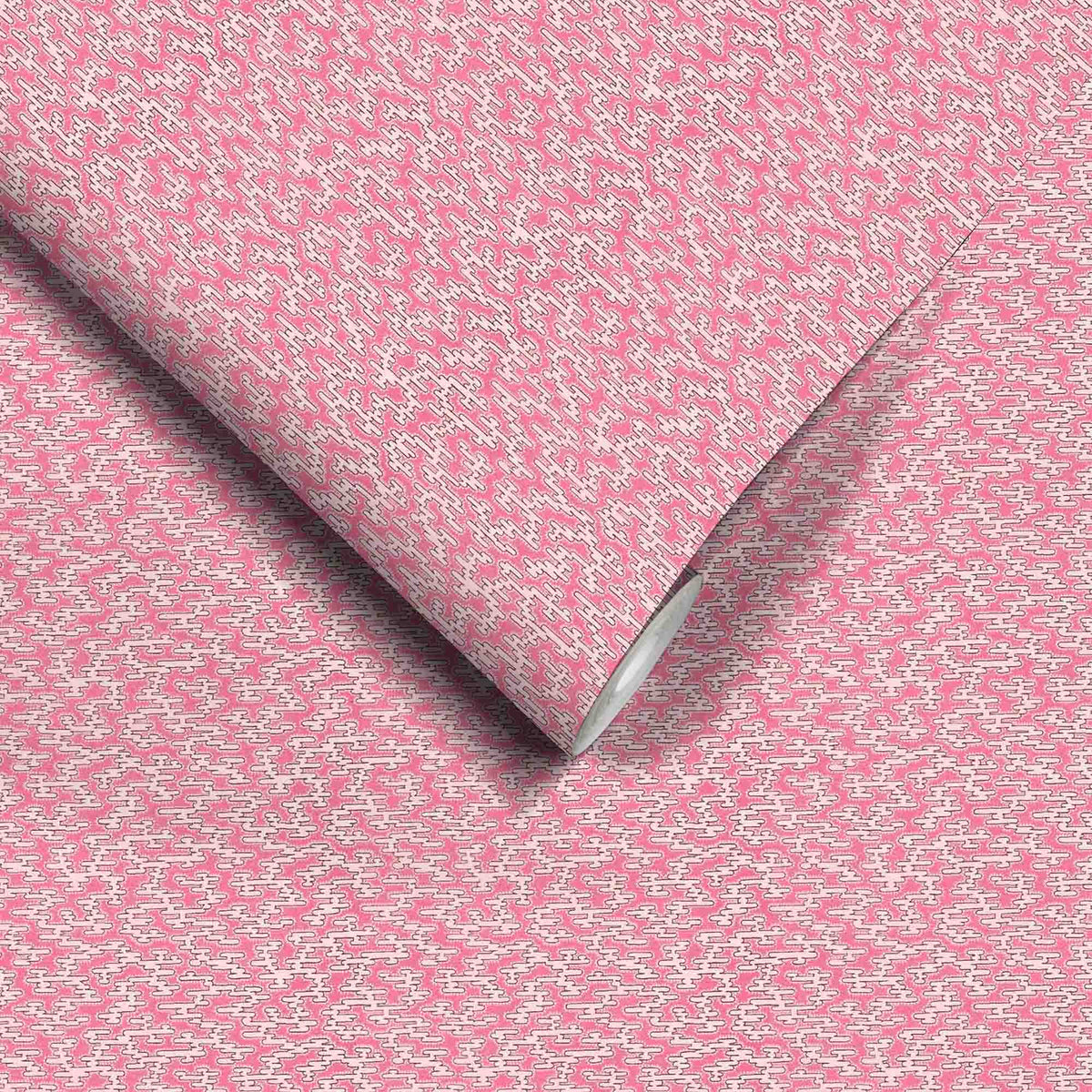 Rubigo Sherbet Pink wallpaper by Woodchip & Magnolia