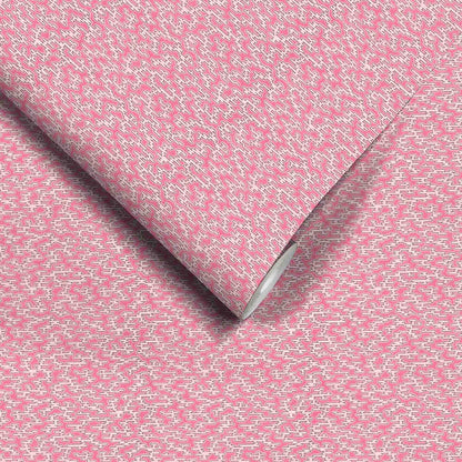 Rubigo Sherbet Pink wallpaper by Woodchip & Magnolia