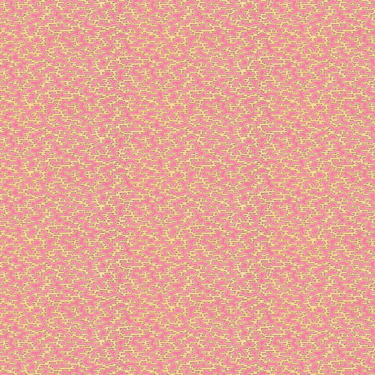 Rubigo Rhubarb Pink wallpaper by Woodchip & Magnolia