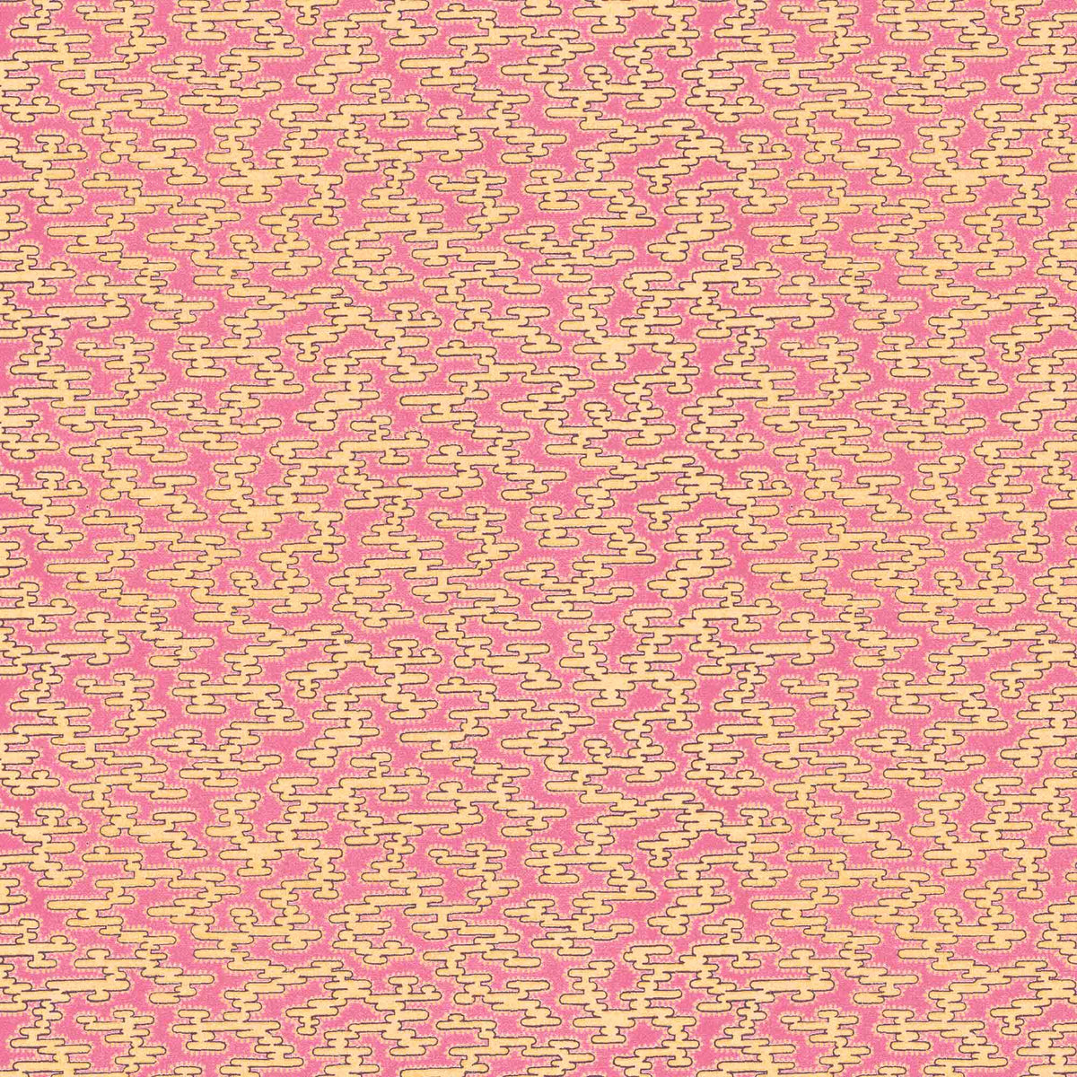 Rubigo Rhubarb Pink wallpaper by Woodchip & Magnolia