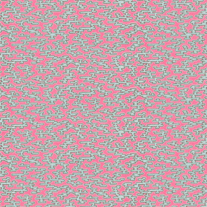 Rubigo Bubblegum Pink wallpaper by Woodchip & Magnolia