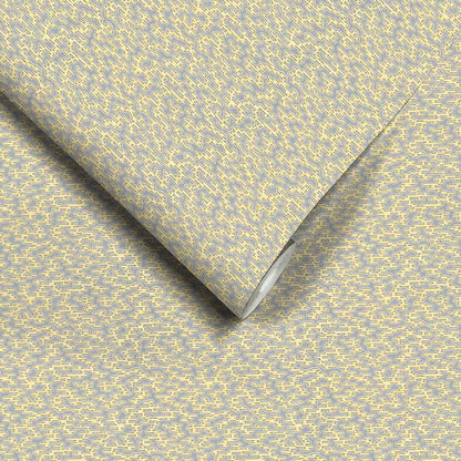 Rubigo Lemon Steel wallpaper by Woodchip & Magnolia