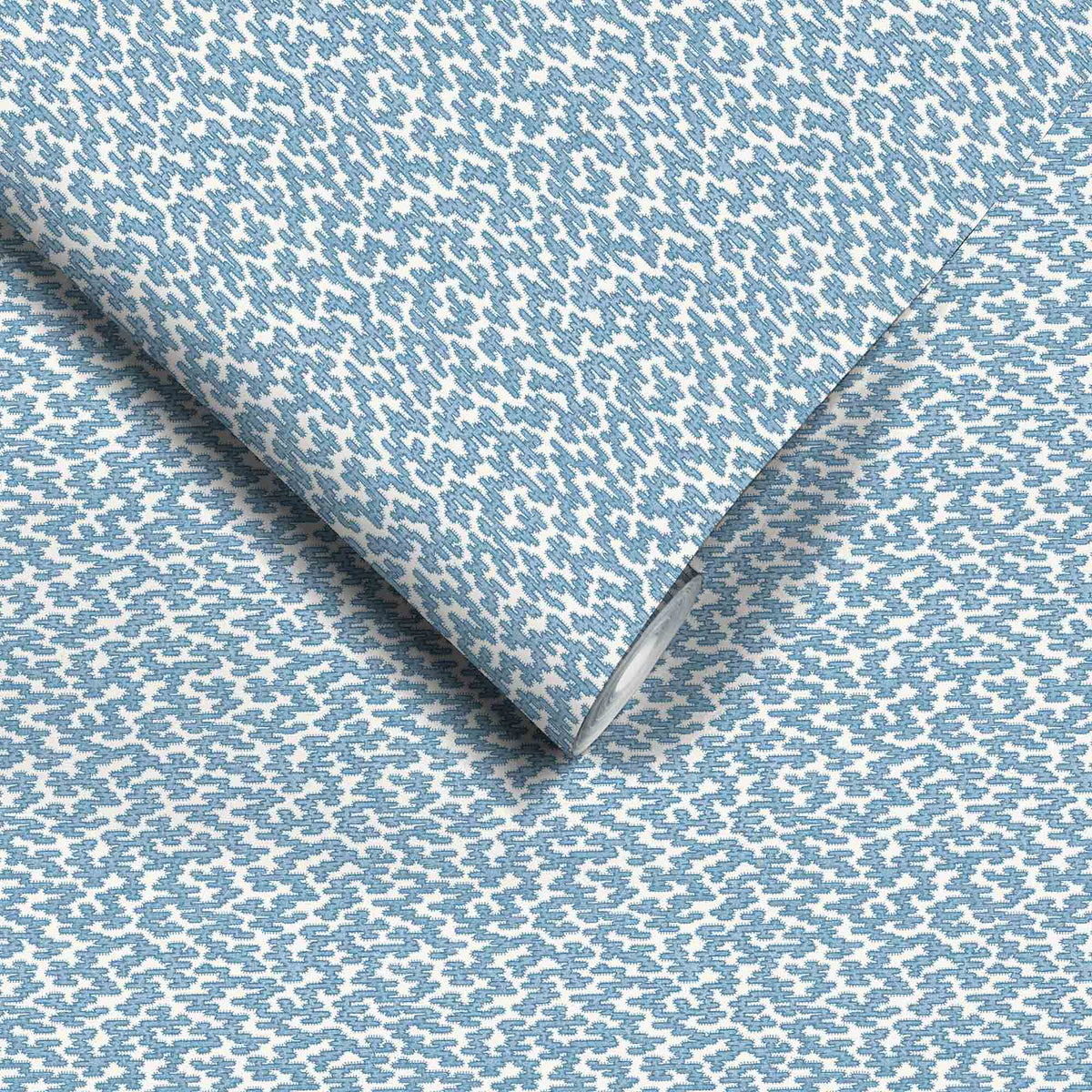 Rubigo French Blue wallpaper by Woodchip & Magnolia