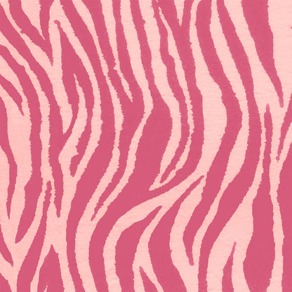 Debra Zebra Pink on Pink Wallpaper