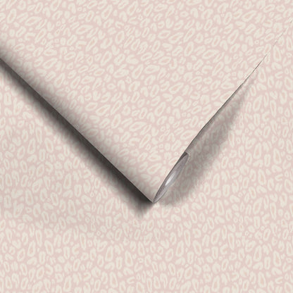 Big Kat Powder Pink wallpaper by Woodchip & Magnolia