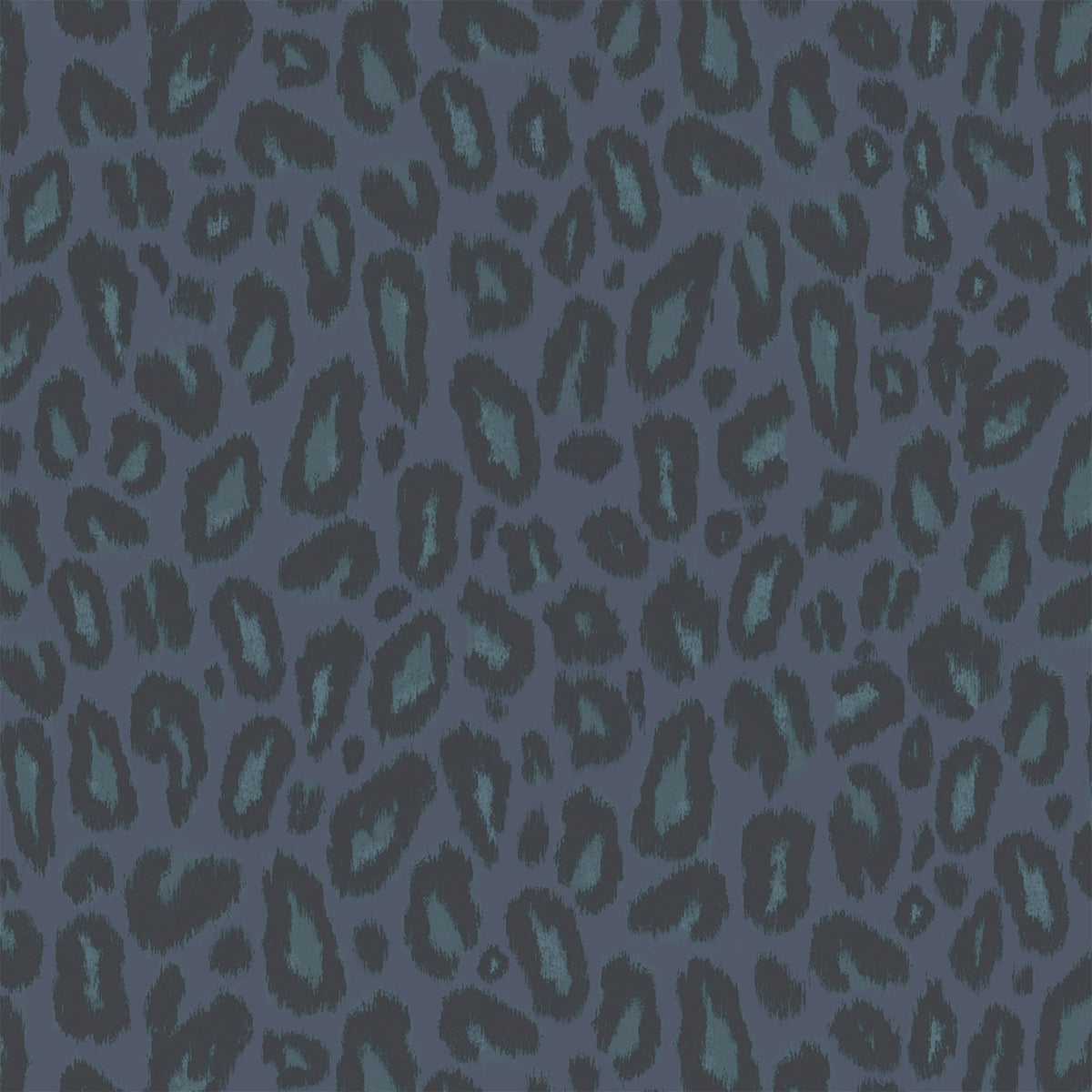 Kitten Navy Linen Fabric