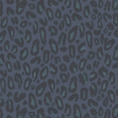 Kitten Navy Linen Fabric