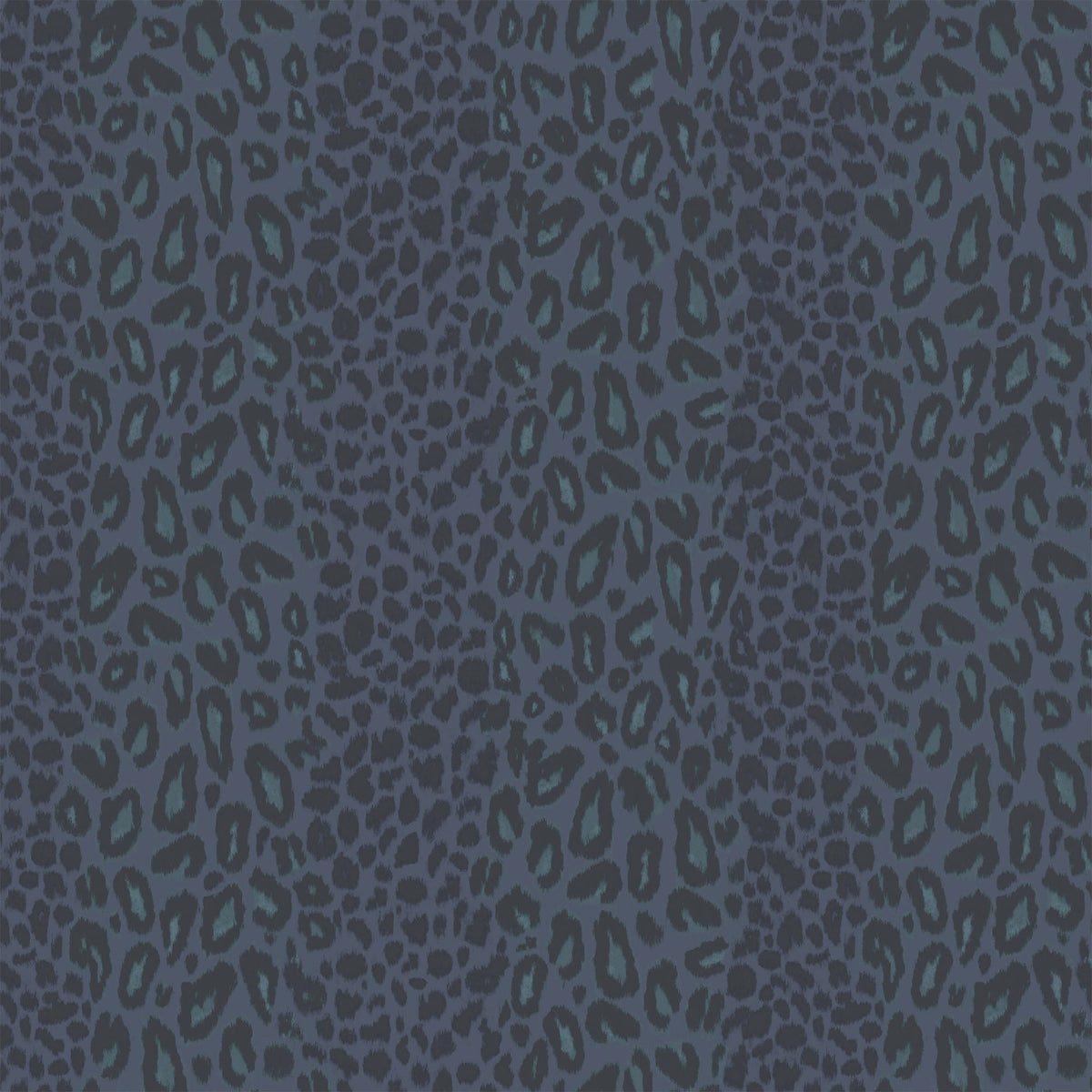 Tabby Kat Navy Stripe Wallpaper