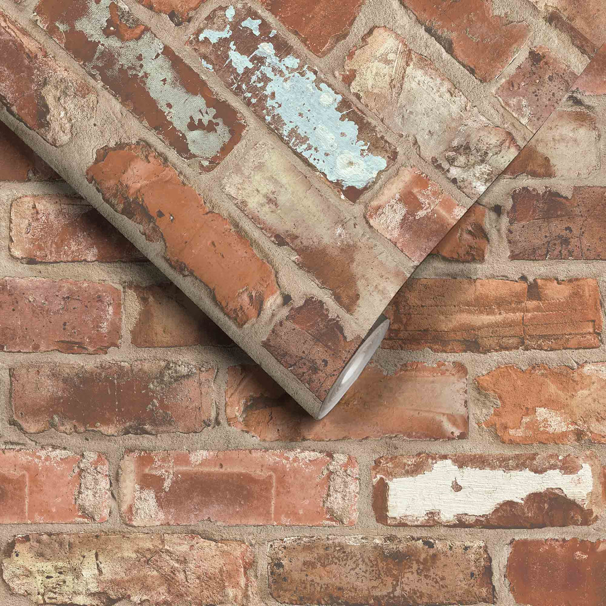 Castlefield Brick Clay wallpaper by Woodchip & Magnolia