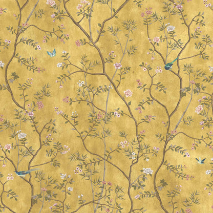 Onism Old Gold Linen Fabric