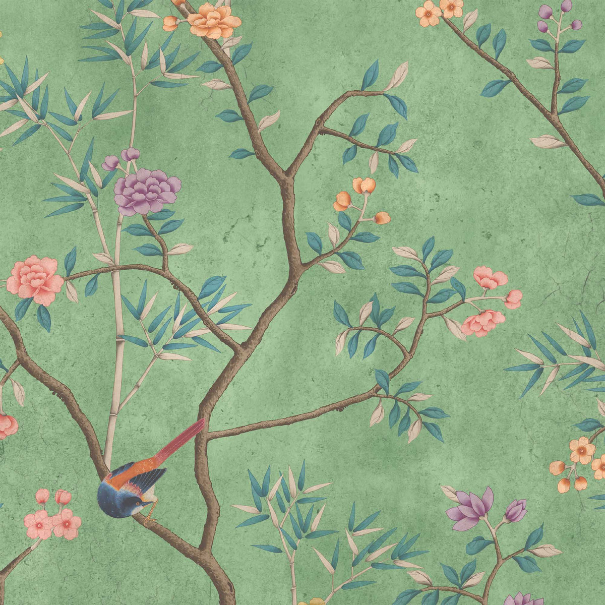 Onism Spring Green Linen Fabric