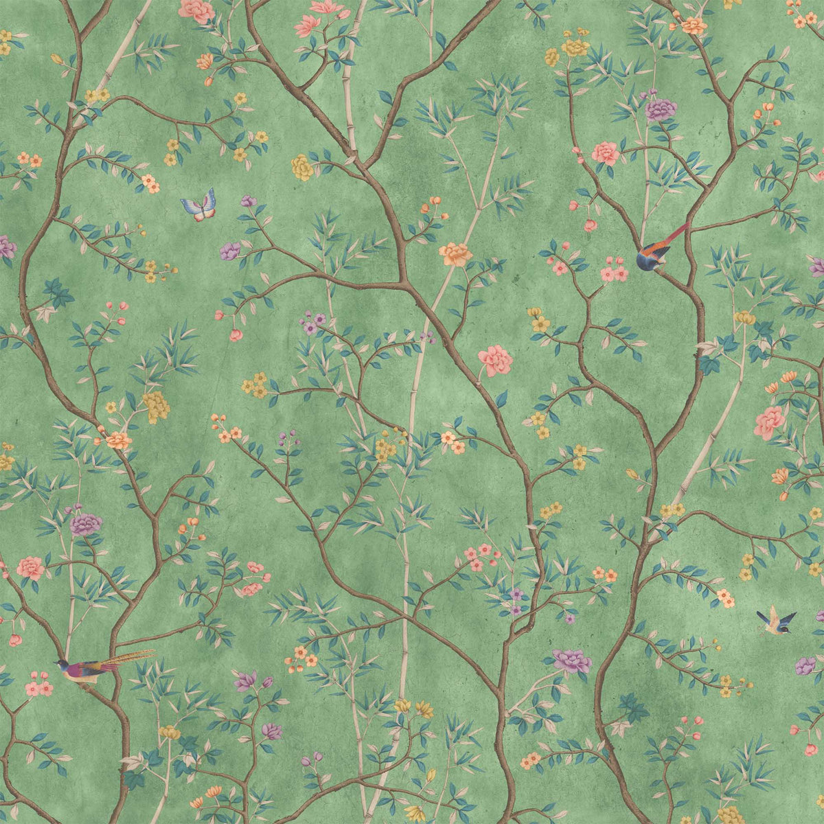 Onism Spring Green Velvet Fabric