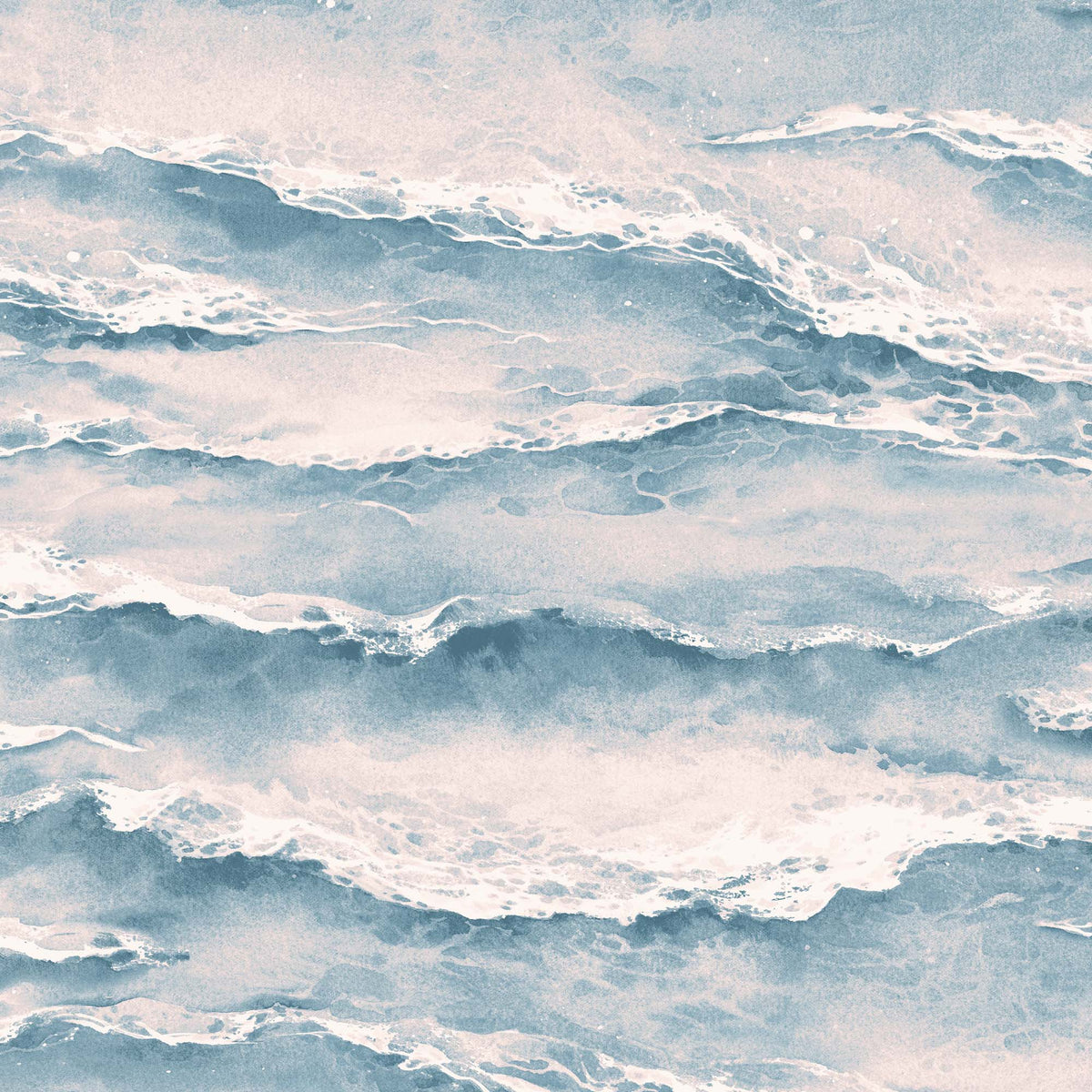 Ebb & Flow Sea Wave Ocean Sunset Wallpaper