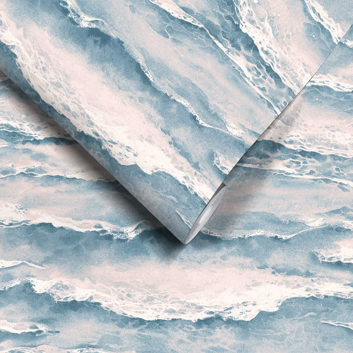 Ebb & Flow Sea Wave Ocean Sunset Wallpaper