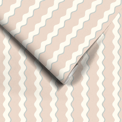 Cari Wave Sand wallpaper by Woodchip & Magnolia