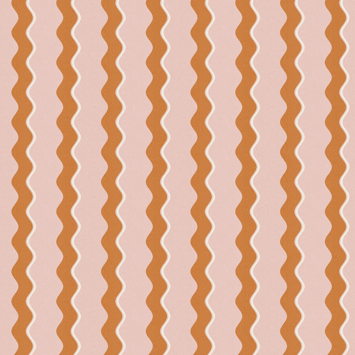 Cari Wave Gorse/Pink Cloud wallpaper by Woodchip & Magnolia