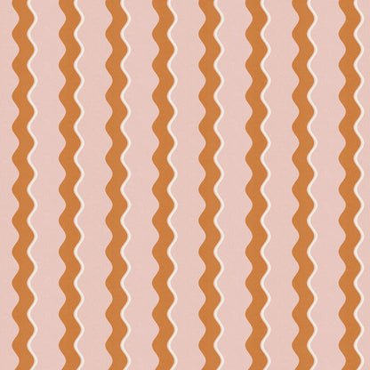 Cari Wave Gorse/Pink Cloud wallpaper by Woodchip & Magnolia
