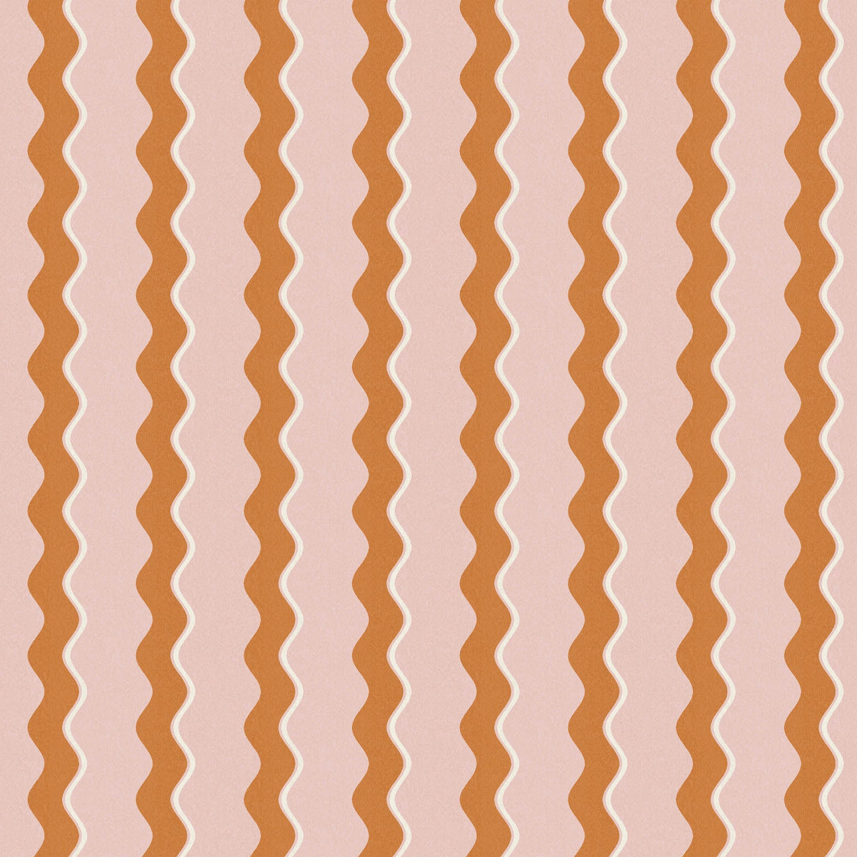 Cari Wave Gorse/Pink Cloud Linen Fabric