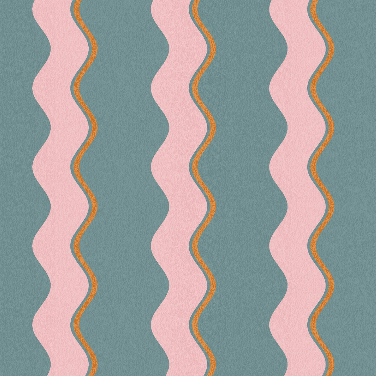Cari Wave Marine Blue wallpaper by Woodchip & Magnolia