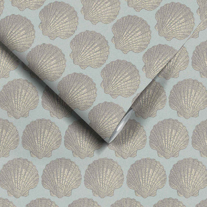 Michelle Powder Blue Wallpaper