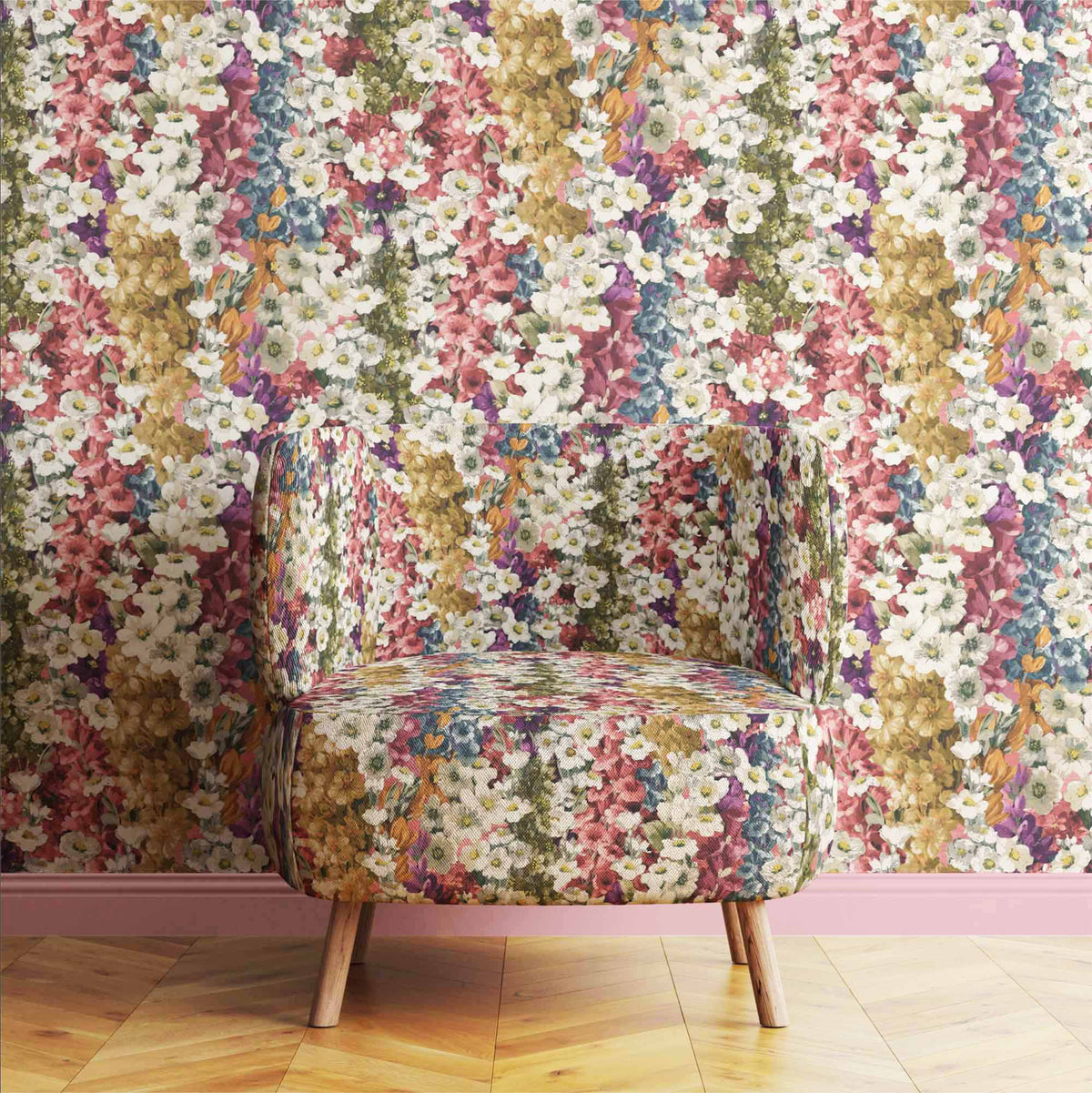 Alcea Moody wallpaper by Woodchip & Magnolia