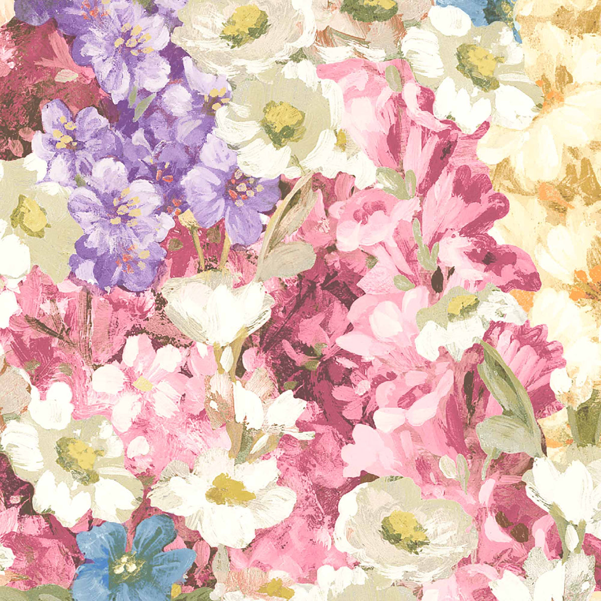 Alcea Summer wallpaper by Woodchip & Magnolia