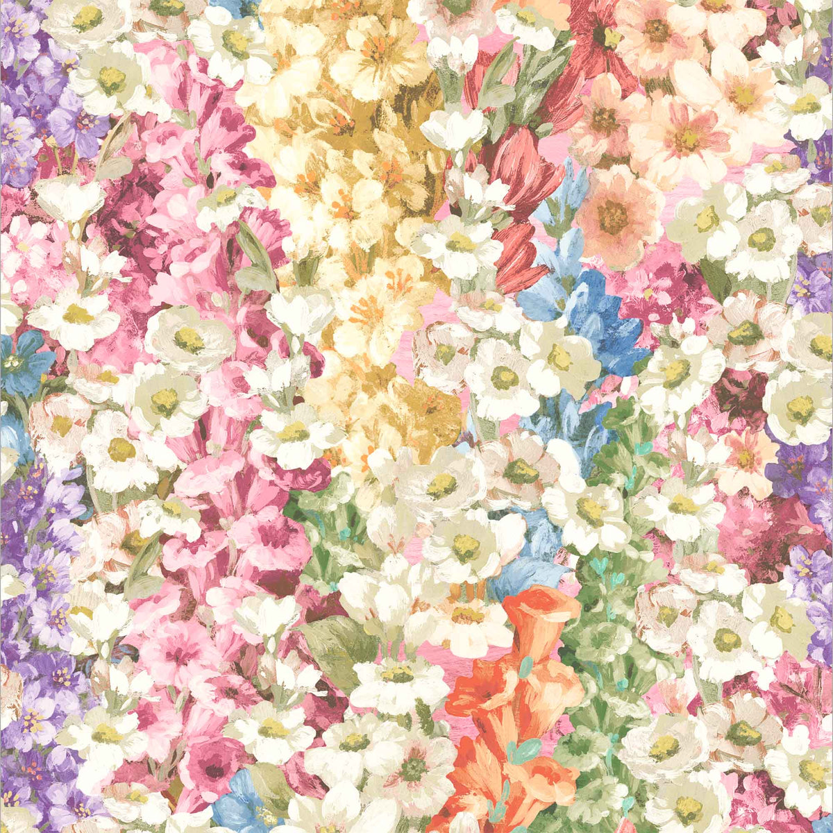 Alcea Summer Velvet Fabric