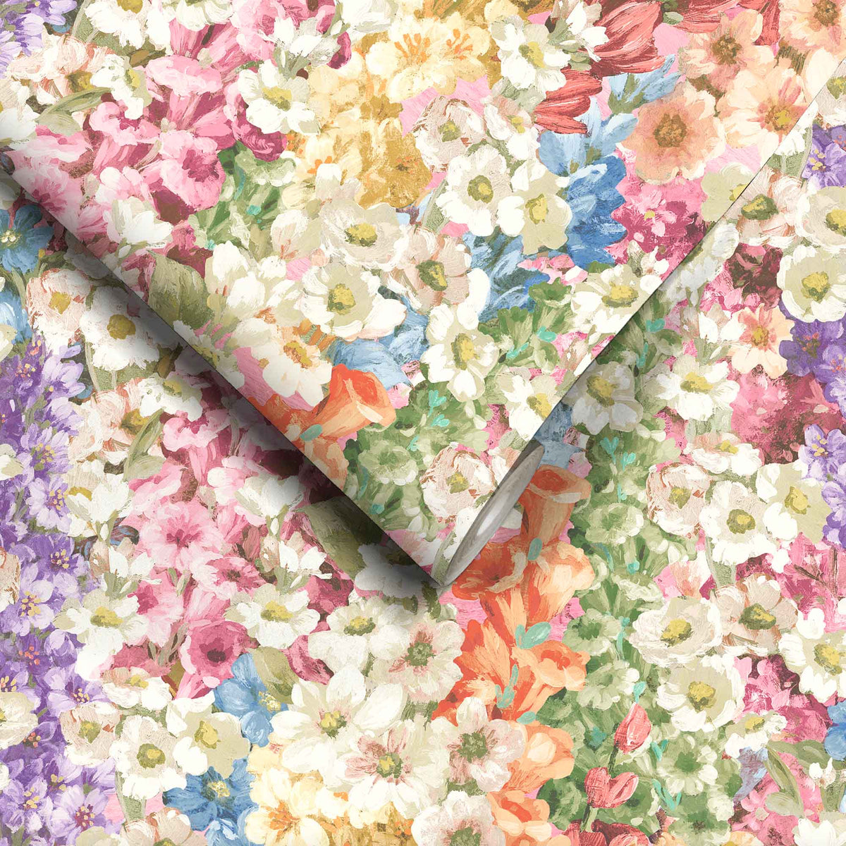 Alcea Summer wallpaper by Woodchip & Magnolia
