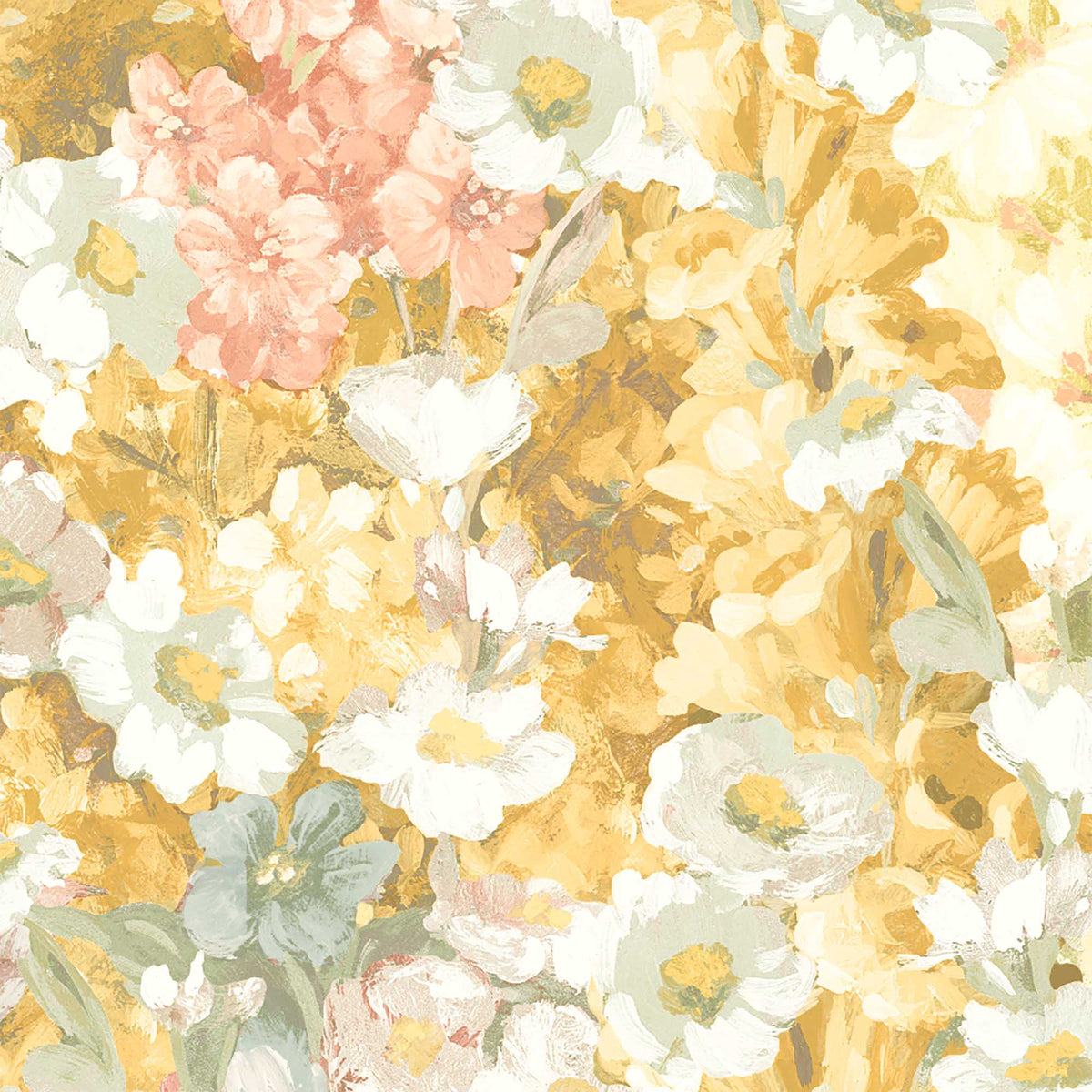 Alcea Golden Hour wallpaper by Woodchip & Magnolia