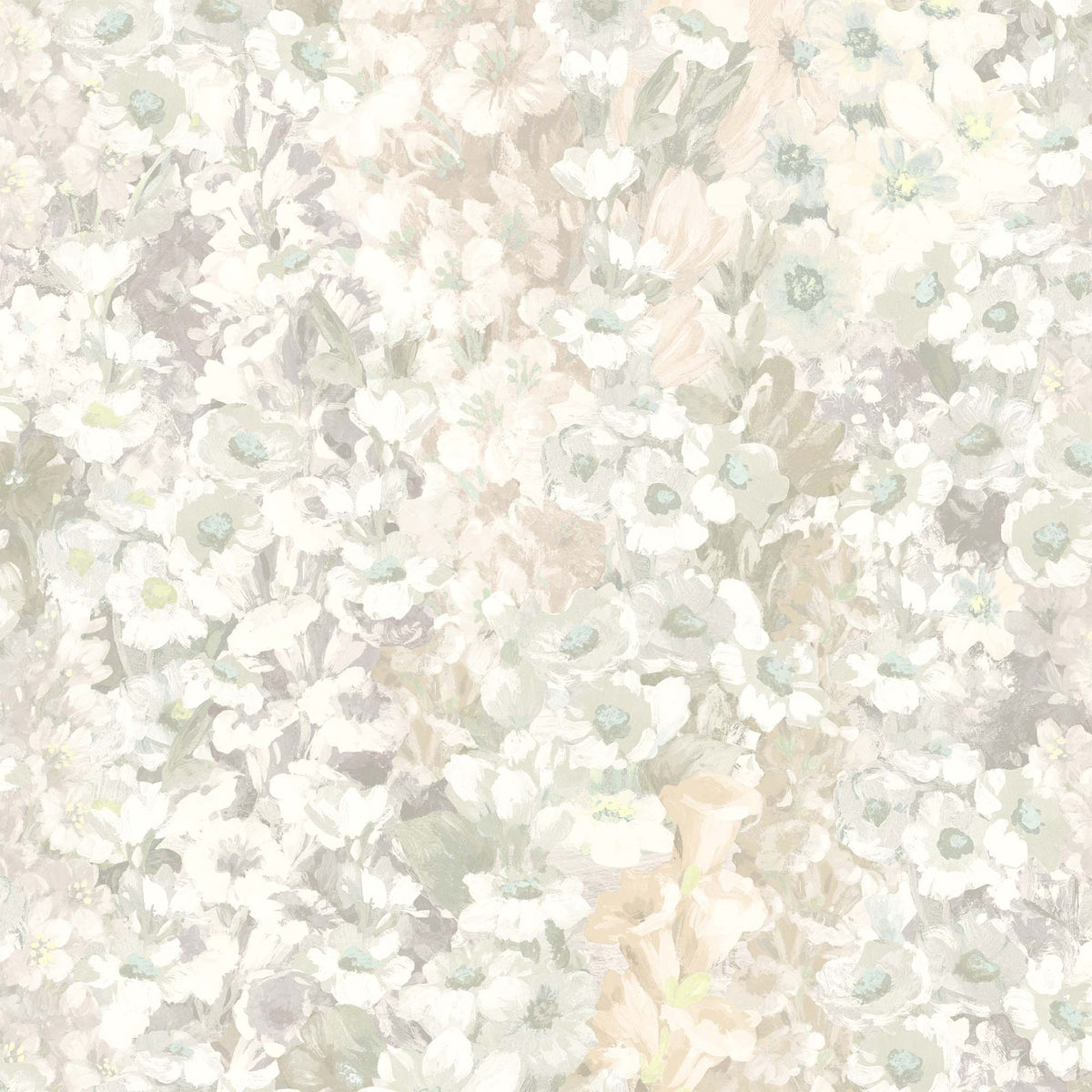 Alcea Grey Mist Linen Fabric