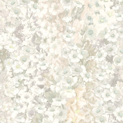 Alcea Grey Mist Velvet Fabric