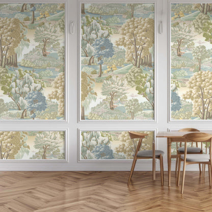 Enchanted Gardens Mint Wallpaper