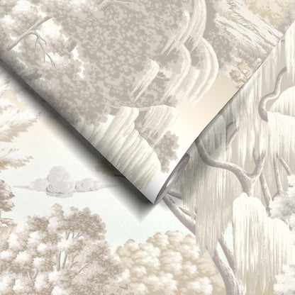 Enchanted Gardens Winter White Wallpaper