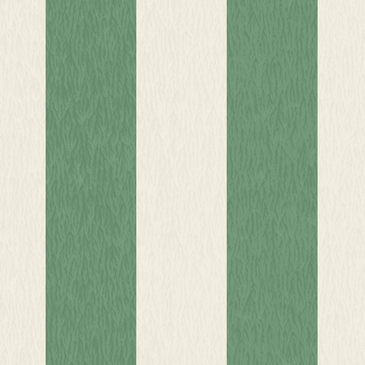 Jockey Stripe Green/Magnolia Wallpaper