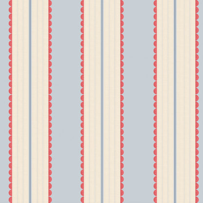 Pin Up Stripe Red Blue wallpaper by Woodchip & Magnolia