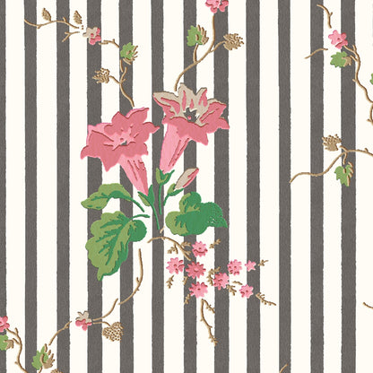 Lilibet Monochrome wallpaper by Woodchip & Magnolia
