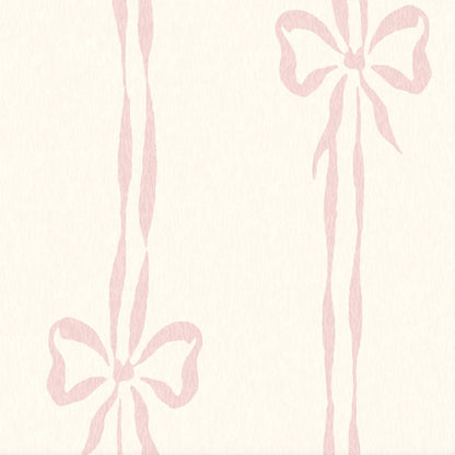 Bow Peep Pink Cloud Linen Fabric